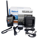 RETEVIS RT-5RV 136-174Mhz + 400-520Mhz 128CHS Two-segment Handheld Walkie Talkie US Plug