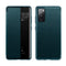 For Samsung Galaxy S20 FE Side Window View Shockproof Horizontal Flip Leather Case(Green)