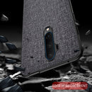 For OnePlus 7T Pro Shockproof Cloth Texture PC+ TPU Protective Case(Grey)