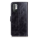 For Xiaomi Poco M3 Pro 4G / Poco M3 Pro 5G / Redmi Note 10 5G Retro Crazy Horse Texture Horizontal Flip Leather Case with Holder & Card Slots & Photo Frame & Wallet(Black)