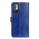 For Xiaomi Poco M3 Pro 4G / Poco M3 Pro 5G / Redmi Note 10 5G Retro Crazy Horse Texture Horizontal Flip Leather Case with Holder & Card Slots & Photo Frame & Wallet(Blue)