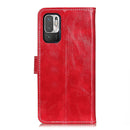For Xiaomi Poco M3 Pro 4G / Poco M3 Pro 5G / Redmi Note 10 5G Retro Crazy Horse Texture Horizontal Flip Leather Case with Holder & Card Slots & Photo Frame & Wallet(Red)