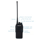RETEVIS RT1 10W UHF 400-520MHz 16CH Handheld Walkie Talkie, US Plug