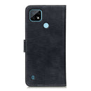 For OPPO Realme C21 Crocodile Texture Horizontal Flip Leather Case with Holder & Card Slots & Wallet(Black)