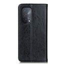 For OPPO A93 / A54 / A74 5G Magnetic Crazy Horse Texture Horizontal Flip Leather Case with Holder & Card Slots & Wallet(Black)