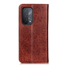 For OPPO A93 / A54 / A74 5G Magnetic Crazy Horse Texture Horizontal Flip Leather Case with Holder & Card Slots & Wallet(Brown)
