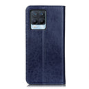 For OPPO Realme 8 / 8 Pro Magnetic Crazy Horse Texture Horizontal Flip Leather Case with Holder & Card Slots & Wallet(Blue)