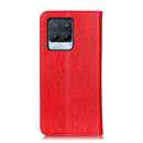 For OPPO Realme 8 / 8 Pro Magnetic Crazy Horse Texture Horizontal Flip Leather Case with Holder & Card Slots & Wallet(Red)
