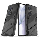 For Huawei P50 Pro Punk Armor 2 in 1 PC + TPU Shockproof Case with Invisible Holder(Black)
