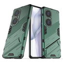 For Huawei P50 Pro Punk Armor 2 in 1 PC + TPU Shockproof Case with Invisible Holder(Green)