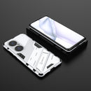 For Huawei P50 Pro Punk Armor 2 in 1 PC + TPU Shockproof Case with Invisible Holder(White)