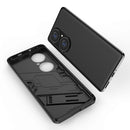 For Huawei P50 Pro Punk Armor 2 in 1 PC + TPU Shockproof Case with Invisible Holder(White)