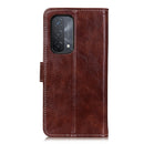 For OPPO A93 / A54 / A74 5G Retro Crazy Horse Texture Horizontal Flip Leather Case with Holder & Card Slots & Photo Frame & Wallet(Brown)