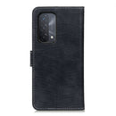 For OPPO A93 5G / A54 5G / A74 5G Crocodile Texture Horizontal Flip Leather Case with Holder & Card Slots & Wallet(Black)