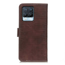 For OPPO Realme 8 / Realme 8 Pro Crocodile Texture Horizontal Flip Leather Case with Holder & Card Slots & Wallet(Brown)