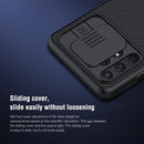 For Samsung Galaxy A32 4G NILLKIN Black Mirror Series Camshield Full Coverage Dust-proof Scratch Resistant PC Case(Black)