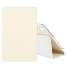 For Lenovo Tab M10 HD Litchi Texture Solid Color Horizontal Flip Leather Case with Holder & Pen Slot(White)