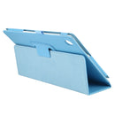 For Lenovo Tab M10 HD Litchi Texture Solid Color Horizontal Flip Leather Case with Holder & Pen Slot(Sky Blue)