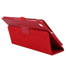 For Lenovo Tab M10 HD Litchi Texture Solid Color Horizontal Flip Leather Case with Holder & Pen Slot(Red)