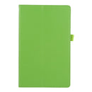 For Lenovo Tab M10 HD Litchi Texture Solid Color Horizontal Flip Leather Case with Holder & Pen Slot(Green)