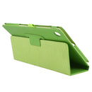 For Lenovo Tab M10 HD Litchi Texture Solid Color Horizontal Flip Leather Case with Holder & Pen Slot(Green)