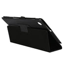 For Lenovo Tab M10 HD Litchi Texture Solid Color Horizontal Flip Leather Case with Holder & Pen Slot(Black)