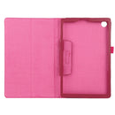 For Lenovo Tab M10 HD Litchi Texture Solid Color Horizontal Flip Leather Case with Holder & Pen Slot(Rose Red)
