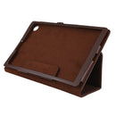 For Lenovo Tab M10 HD Litchi Texture Solid Color Horizontal Flip Leather Case with Holder & Pen Slot(Brown)