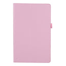 For Lenovo Tab M10 HD Litchi Texture Solid Color Horizontal Flip Leather Case with Holder & Pen Slot(Pink)