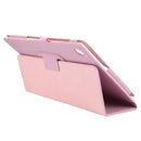 For Lenovo Tab M10 HD Litchi Texture Solid Color Horizontal Flip Leather Case with Holder & Pen Slot(Pink)