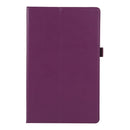 For Lenovo Tab M10 HD Litchi Texture Solid Color Horizontal Flip Leather Case with Holder & Pen Slot(Purple)