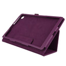 For Lenovo Tab M10 HD Litchi Texture Solid Color Horizontal Flip Leather Case with Holder & Pen Slot(Purple)