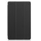 For Samsung Galaxy Tab A7 Lite T225 Custer Pattern Pure Color Horizontal Flip Leather Case with Three-folding Holder(Black)