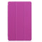 For Samsung Galaxy Tab A7 Lite T225 Custer Pattern Pure Color Horizontal Flip Leather Case with Three-folding Holder(Purple)