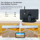 PZ720 Car 7 inch 1080P HD Digital Signal Wireless Reversing Image Rear View Camera