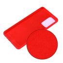 For Samsung A52 5G / 4G Pure Color Liquid Silicone Shockproof Full Coverage Case(Red)