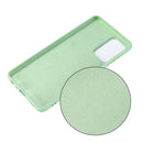 For Samsung A52 5G / 4G Pure Color Liquid Silicone Shockproof Full Coverage Case(Green)
