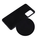 For Samsung A52 5G / 4G Pure Color Liquid Silicone Shockproof Full Coverage Case(Black)