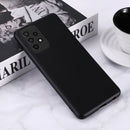 For Samsung A52 5G / 4G Pure Color Liquid Silicone Shockproof Full Coverage Case(Black)
