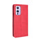 For OnePlus 9 (Europe and America Version) Magnetic Buckle Retro Crazy Horse Texture Horizontal Flip Leather Case with Holder & Card Slots & Photo Frame(Red)