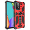 For Samsung Galaxy A32 4G Shockproof TPU + PC Magnetic Protective Case with Holder(Red)