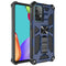 For Samsung Galaxy A32 4G Shockproof TPU + PC Magnetic Protective Case with Holder(Blue)