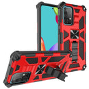 For Samsung Galaxy A32 4G Shockproof TPU + PC Magnetic Protective Case with Holder(Black)