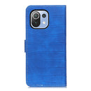 For Xiaomi Mi 11 Lite 5G / 4G Crocodile Texture Horizontal Flip Leather Case with Holder & Card Slots & Photo Frame & Wallet(Blue)