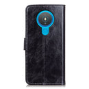 For Nokia 1.4 Retro Crazy Horse Texture Horizontal Flip Leather Case with Holder & Card Slots & Photo Frame & Wallet(Black)