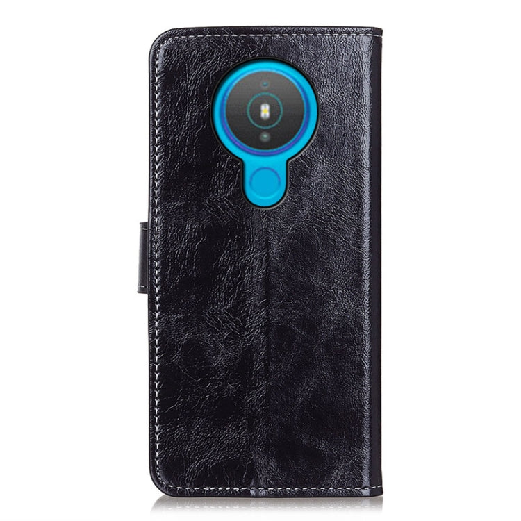 For Nokia 1.4 Retro Crazy Horse Texture Horizontal Flip Leather Case with Holder & Card Slots & Photo Frame & Wallet(Black)