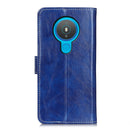 For Nokia 1.4 Retro Crazy Horse Texture Horizontal Flip Leather Case with Holder & Card Slots & Photo Frame & Wallet(Blue)
