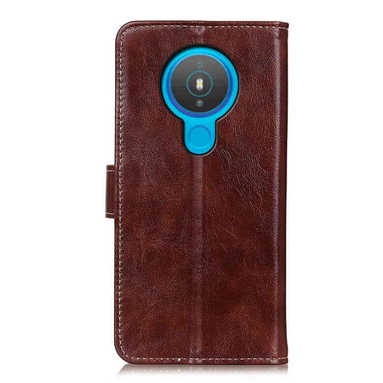 For Nokia 1.4 Retro Crazy Horse Texture Horizontal Flip Leather Case with Holder & Card Slots & Photo Frame & Wallet(Brown)
