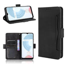 For OPPO Realme C21 Skin Feel Calf Pattern Horizontal Flip Leather Case with Holder & Card Slots & Photo Frame(Black)