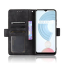 For OPPO Realme C21 Skin Feel Calf Pattern Horizontal Flip Leather Case with Holder & Card Slots & Photo Frame(Black)